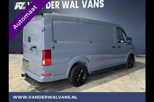 Volkswagen Crafter 35 2.0 TDI 177pk Automaat L3H2 (Oude L2H1) Fabrieksgarantie Euro6 Airco | Bumper KIT | LED | Spoiler | Leder Camera, 3000kg Trekhaak, navigatie, adaptieve cruisecontrol, sidebars, lichtmetalen velgen