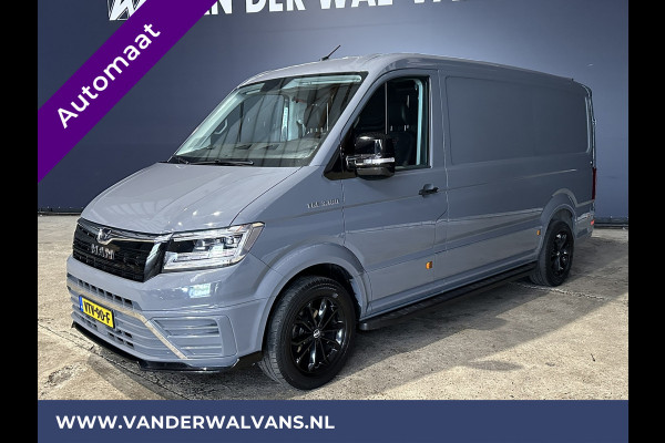 MAN TGE 35 2.0 TDI 177pk Automaat L3H2 (Oude L2H1) Fabrieksgarantie Euro6 Airco | Bumper KIT | LED | Spoiler | Leder Camera, 3000kg Trekhaak, navigatie, adaptieve cruisecontrol, sidebars, lichtmetalen velgen