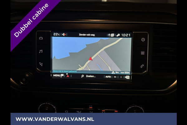 Peugeot Expert 2.0 BlueHDI 123pk L3H1 Dubbele cabine Euro6 Airco | 2x Zijdeur | Navigatie | 6-Zits 2500kg Trekhaak, Parkeersensoren, Apple Carplay, Android Auto, Cruisecontrol