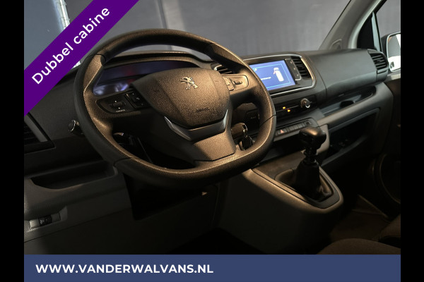 Peugeot Expert 2.0 BlueHDI 123pk L3H1 Dubbele cabine Euro6 Airco | 2x Zijdeur | Navigatie | 6-Zits 2500kg Trekhaak, Parkeersensoren, Apple Carplay, Android Auto, Cruisecontrol