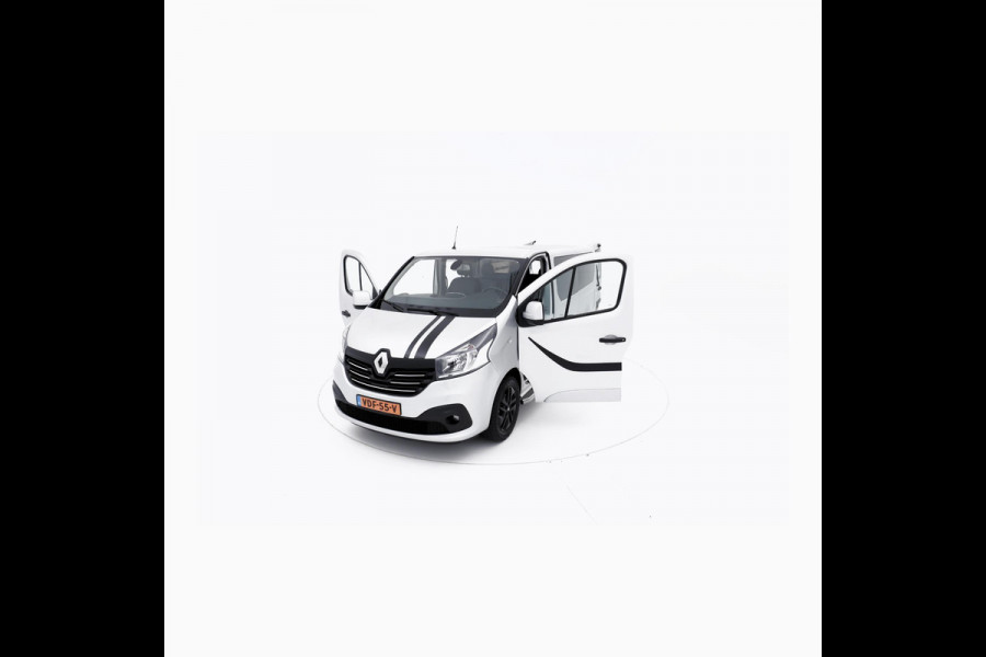 Renault Trafic 1.6 dCi L2H1 dubbele cabine silver black edition luxe leder navi cruise