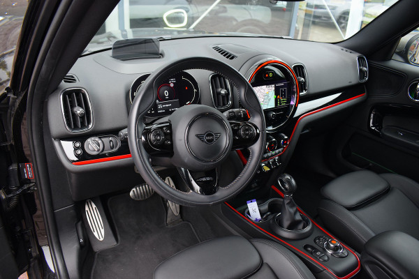 MINI Countryman Cooper SE ALL4 | JCW | CarPlay | HUD | Stoelverw. | Leer | Camera