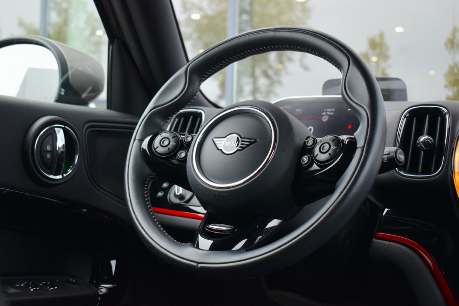 MINI Countryman Cooper SE ALL4 | JCW | CarPlay | HUD | Stoelverw. | Leer | Camera