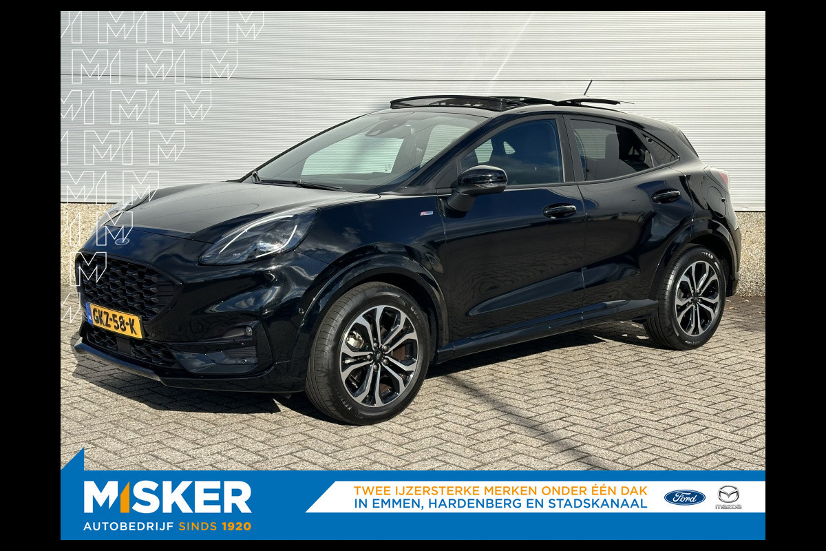 Ford Puma 1.0 EB Hybrid. ST-Line PANODAK! DRIVERPACK! WINTERPACK!