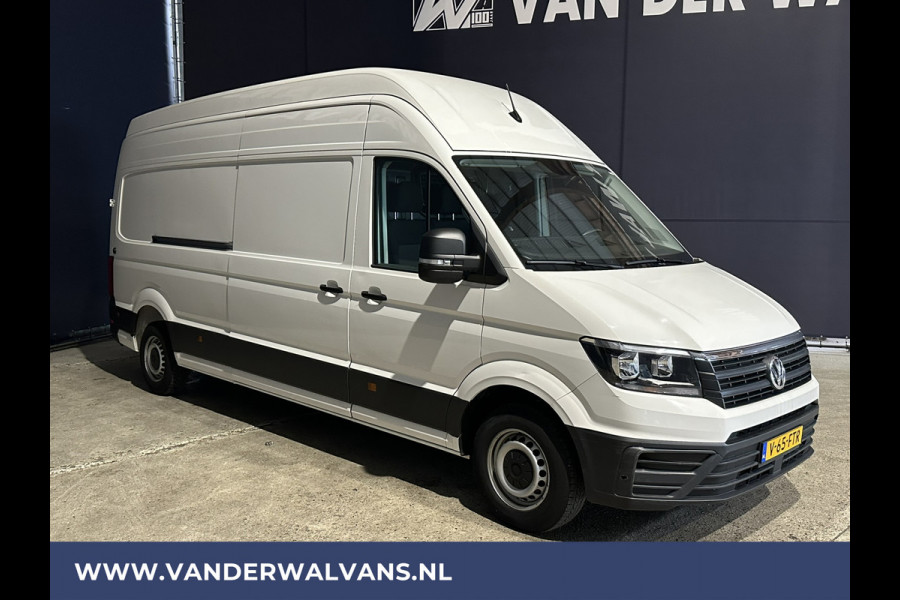 Volkswagen Crafter 2.0 TDI 140pk **BPM VRIJ voor de Ondernemer** L4H4 L3H3 Hoog dak Euro6 Airco | 2x Zijdeur | Camera | Apple Carplay android auto, bijrijdersbank, 270 gr. achterdeuren, 3000kg trekvermogen