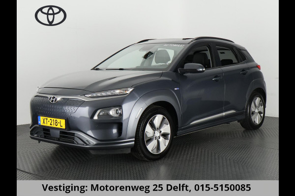 Hyundai Kona EV PREMIUM 204 PK PANORAMADAK ACCU=100% 64Kwh. LEER. NAVI. KEYLESS. FULL OPTION. TOT 5 JAAR GARANTIE*