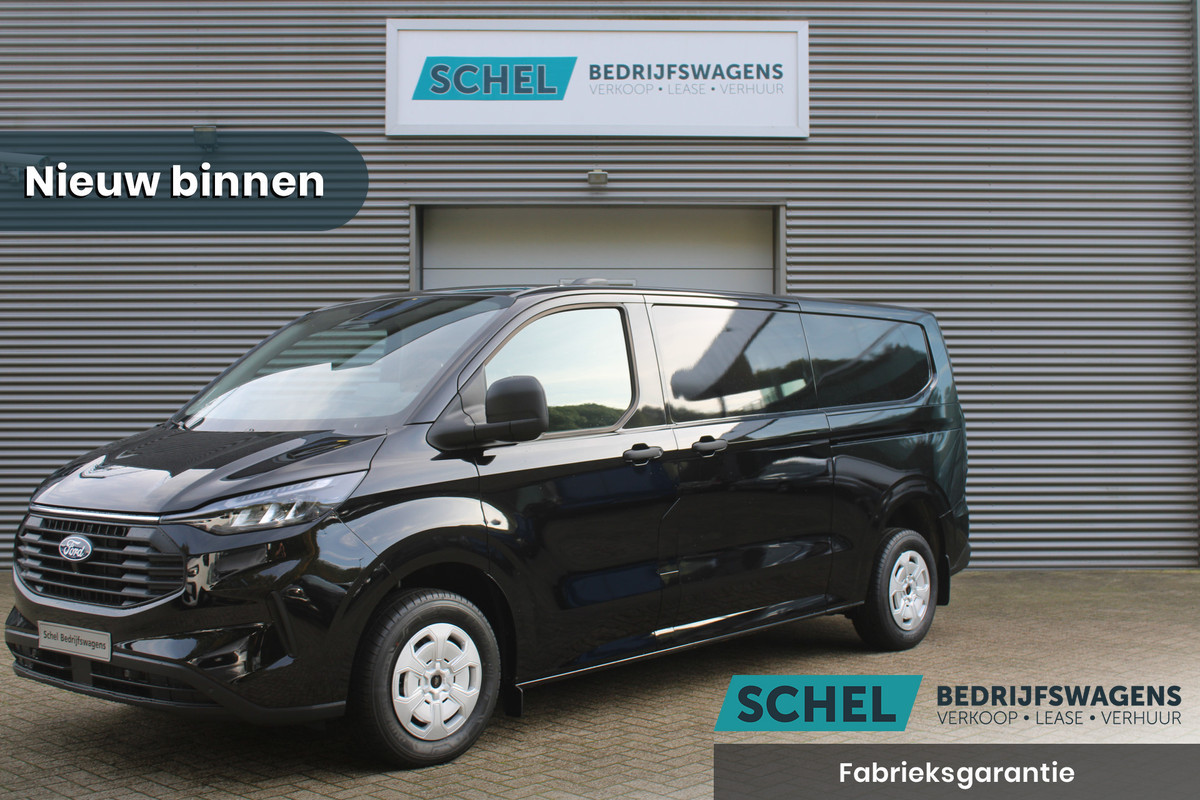 Ford Transit Custom 320 2.0 TDCI L2H1 Trend 136pk - 2x Schuifdeur - Achterklep - Carplay - Android - LED koplampen - Stoelverwarming - 70l tank - Ri