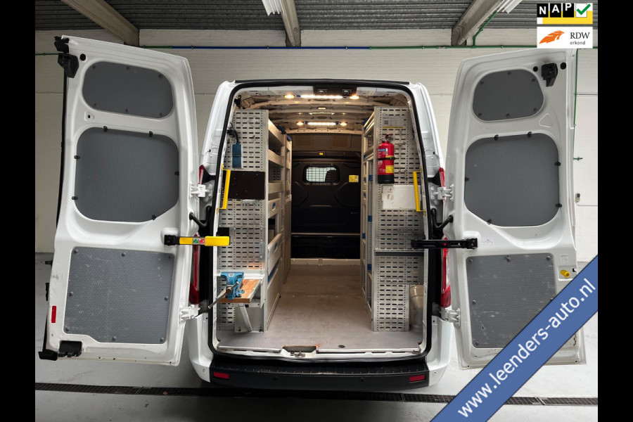 Ford Transit Custom SERVICEWAGEN LANG / HOOG 320 2.0 TDCI EURO6 L2H2 TREND 3PERSOONS SORTIMO KASTEN V230 OMVORMER RIJKLAARPRIJS!