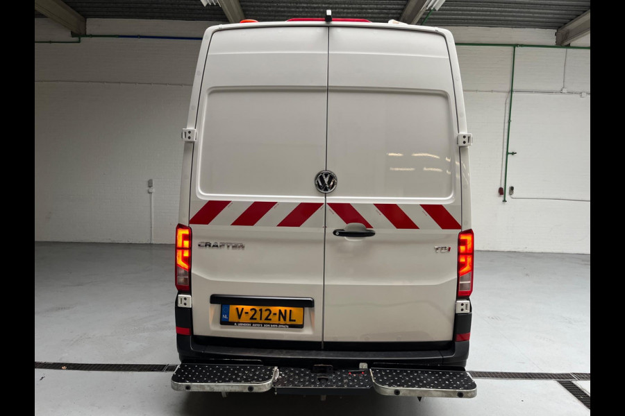 Volkswagen Crafter AUTOMAAT SERVICEWAGEN 35 2.0 TDI 140PK euro6 L3H3 (oude L2H2) V230 OMVORMER SORTIMO STANDKACHEL RIJKLAARPRIJS