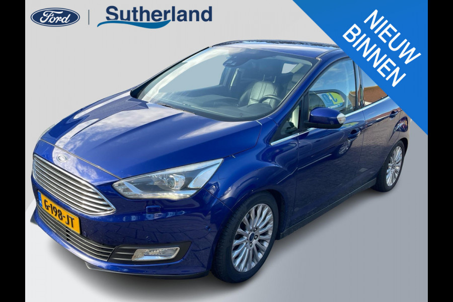 Ford C-MAX 1.5 Ecoboost Titanium 150pk Automaat | Trekhaak | Elek Achterklep | Stoelverwarming | Lederen Bekleding | Xenon Koplampen | Dealer onderhouden