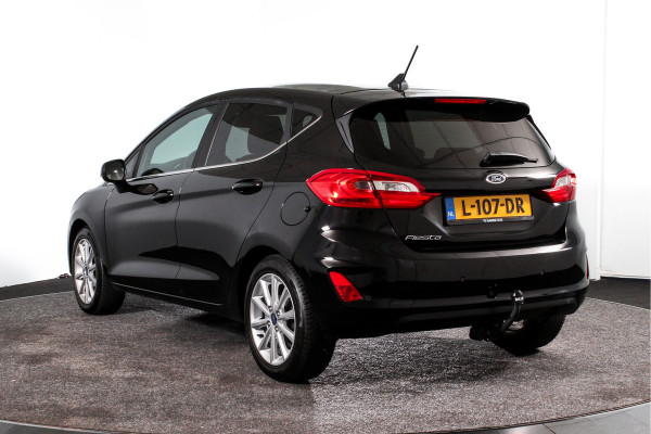 Ford Fiesta 1.0 EcoBoost Titanium | Cruise | Stoel + Stuurverwarming | PDC | App.Connect | DAB | Auto.Airco | Trekhaak | LM 16" |