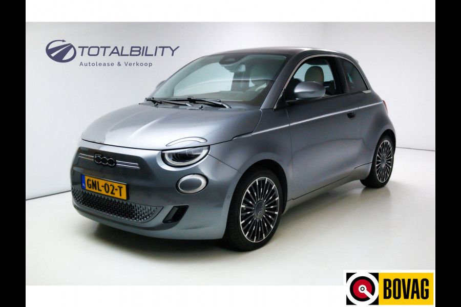 Fiat 500 La Prima 42 kWh | € 2000,- Subsidie mogelijk! JBL Audio, Adap. Cruise, Stoelverw. Navigatie. Camera, Leer, 17"