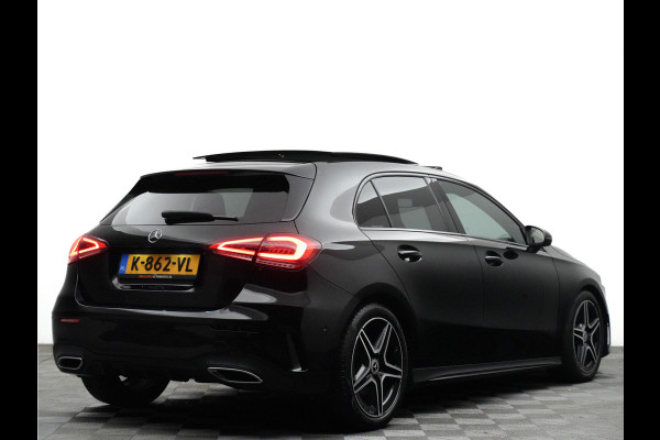 Mercedes-Benz A-Klasse 250 Aut7 AMG Night Edition (bi-color leder,panodak,sfeerverlichting)