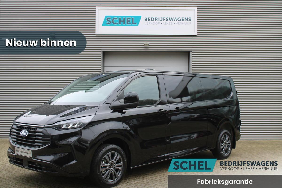 Ford Transit Custom 320 2.0 TDCI L2H1 Limited 170pk - 1+1 Stoelopstelling - 2x Schuifdeur - Adaptive Cruise - Verwarmd stuur - Blind spot - Navigati