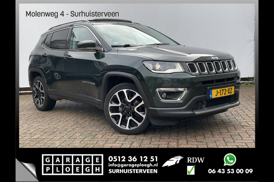 Jeep Compass 1.3T Limited Automaat Pano.dak Trekhaak Leder Camera!