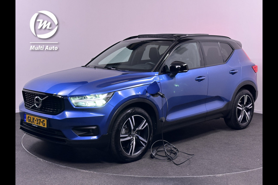 Volvo XC40 T5 Recharge R-Design Plug in Hybrid 261pk PHEV | Panodak | Trekhaak af Fabriek | Alcantara Sportstoelen Verwarmd | Apple Carplay | Camera | Navigatie |