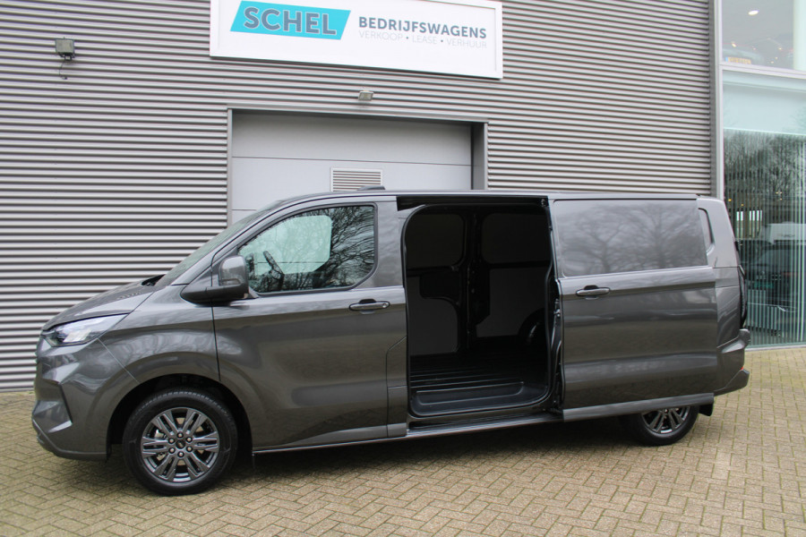 Ford Transit Custom 320 2.0 TDCI L2H1 Limited 170pk - 1+1 Stoelopstelling - 2x Schuifdeur - Adaptive Cruise - Verwarmd stuur - Blind spot - Navigati