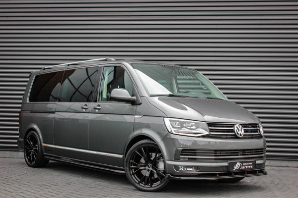 Volkswagen Transporter Caravelle 2.0 TDI L2H1 204PK DC DUBBEL CABINE / LEDEREN BEKLEDING / JB- EDITION / SCHUIF/KANTEL DAK / FULL