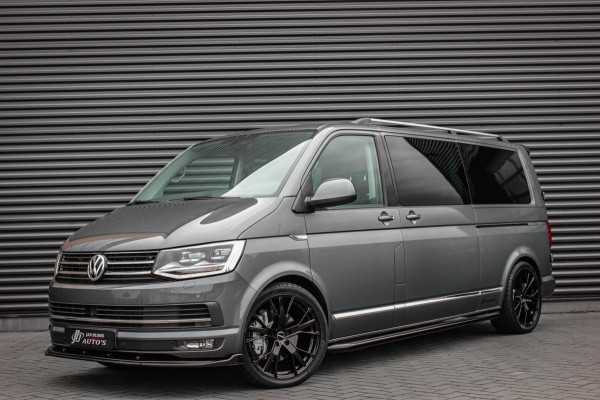 Volkswagen Transporter Caravelle 2.0 TDI L2H1 204PK DC DUBBEL CABINE / LEDEREN BEKLEDING / JB- EDITION / SCHUIF/KANTEL DAK / FULL