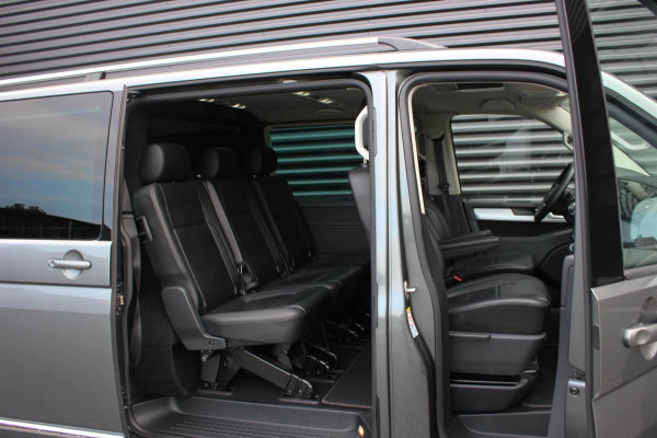 Volkswagen Transporter Caravelle 2.0 TDI L2H1 204PK DC DUBBEL CABINE / LEDEREN BEKLEDING / JB- EDITION / SCHUIF/KANTEL DAK / FULL