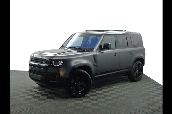 Land Rover Defender 5.0 P525 110 V8 Carpathian Edition GRIJS KENTEKEN - Urban Aut- Panoramadak I Stoelventilatie I Meridian I Head Up I Memory I 360 Camera