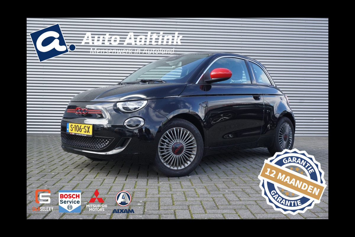 Fiat 500 RED AUTOMAAT | MINUS € 2.000 SUBSIDIE € 16.880