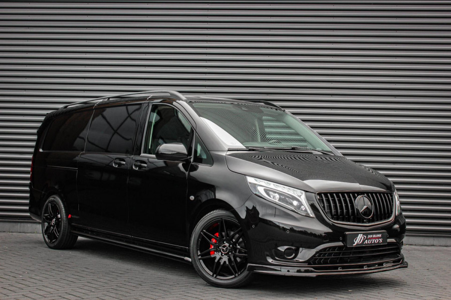 Mercedes-Benz Vito 220PK EXTRA LANG JB-EDITION FULL BLACK / AMG / SPOILER / VERLAGINGSVEREN / NAVIGATIE / CLIMATE CONTROL/ FULL