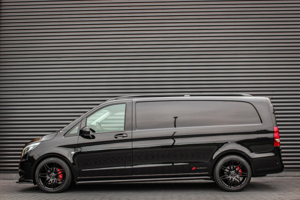 Mercedes-Benz Vito 220PK EXTRA LANG JB-EDITION FULL BLACK / AMG / SPOILER / VERLAGINGSVEREN / NAVIGATIE / CLIMATE CONTROL/ FULL