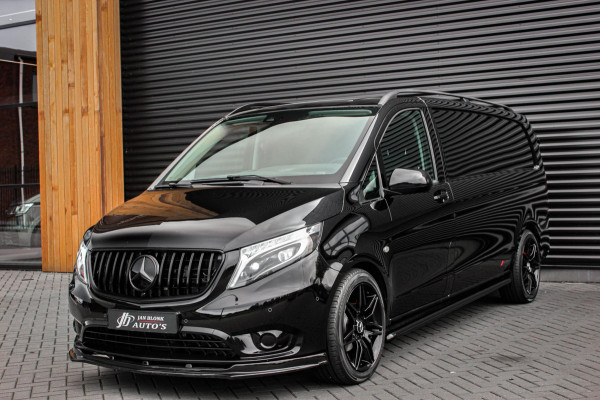 Mercedes-Benz Vito 220PK EXTRA LANG JB-EDITION FULL BLACK / AMG / SPOILER / VERLAGINGSVEREN / NAVIGATIE / CLIMATE CONTROL/ FULL