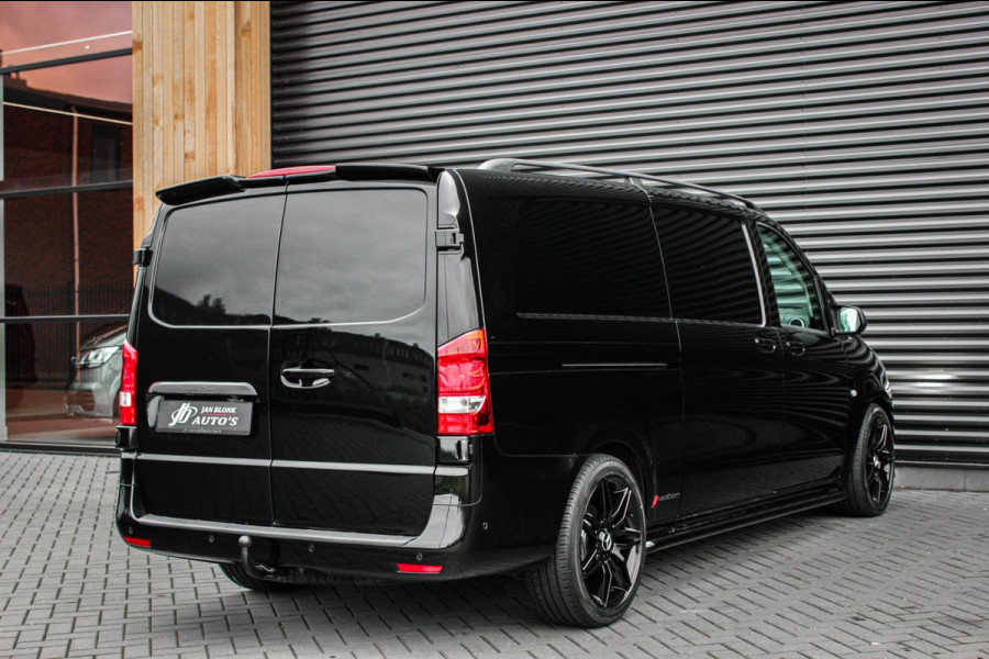 Mercedes-Benz Vito 220PK EXTRA LANG JB-EDITION FULL BLACK / AMG / SPOILER / VERLAGINGSVEREN / NAVIGATIE / CLIMATE CONTROL/ FULL