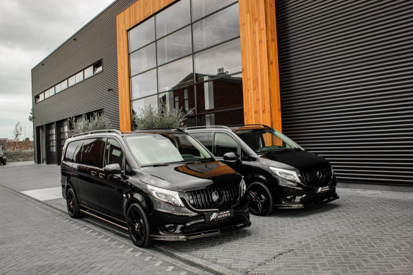 Mercedes-Benz Vito 220PK EXTRA LANG JB-EDITION FULL BLACK / AMG / SPOILER / VERLAGINGSVEREN / NAVIGATIE / CLIMATE CONTROL/ FULL