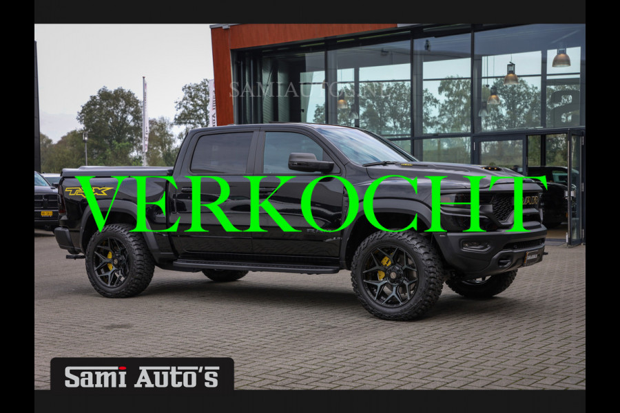 Dodge Ram 1500 TRX ® | HELLCAT 711PK | 2024 DEMO ALL-IN PRIJS | BOM VOL | DIGITAL CLUSTER | LPG + DEKSEL | 6.2 SRT | CARBON & HARMAN KARDON & PANODAK & ALP ADVANCED SAFETY GROUP & ADG TECHNOLOGY GROUP | 4X4 | DUBBELE CABINE DC 5 PERSOONS | ALL-IN PRIJS ! ZO ALS AFGEBEELD !! Voorraad Nr 001854 - 4390 |