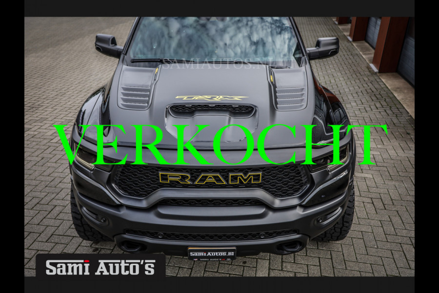 Dodge Ram 1500 TRX ® | HELLCAT 711PK | 2024 DEMO ALL-IN PRIJS | BOM VOL | DIGITAL CLUSTER | LPG + DEKSEL | 6.2 SRT | CARBON & HARMAN KARDON & PANODAK & ALP ADVANCED SAFETY GROUP & ADG TECHNOLOGY GROUP | 4X4 | DUBBELE CABINE DC 5 PERSOONS | ALL-IN PRIJS ! ZO ALS AFGEBEELD !! Voorraad Nr 001854 - 4390 |