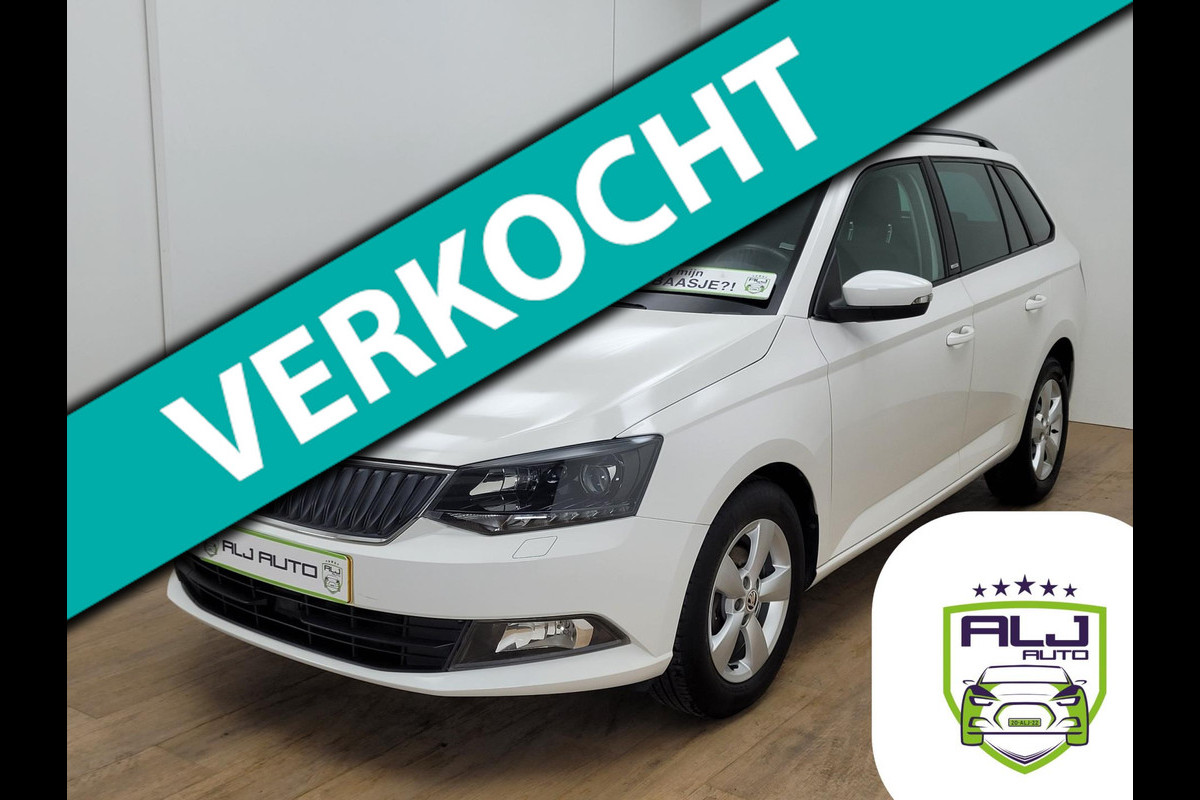 Škoda Fabia Combi Occasion met cruisecontrol en panoramadak | Tweedehands Skoda Fabia stationwagen in wit bij ALJauto| Weinig km