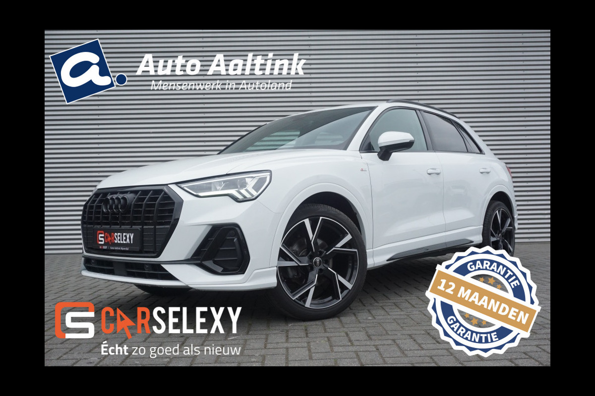 Audi Q3 35TFSI 150PK S-Line AUTOMAAT BLACK OPTIK | 20'LMV |LUXE!!