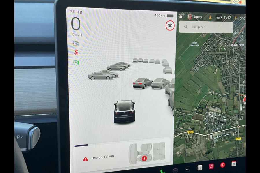 Tesla Model Y Long Range 75 kWh AWD Dual motor Autopilot Trekhaak Marge