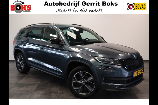 Škoda Kodiaq 1.5 TSI Sportline Business 7pers. Pano schuifdak Virtual cockpit Navigatie 19 inch LMV Canton audio