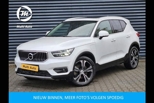 Volvo XC40 T4 Recharge Inscription Plug In Hybrid 211pk PHEV | Panodak | Lederen Sportstoelen Memory | Adaptive Cruise | Camera | Stuur / Stoelverwarming | Apple Carplay | 19"L.M | Keyless |