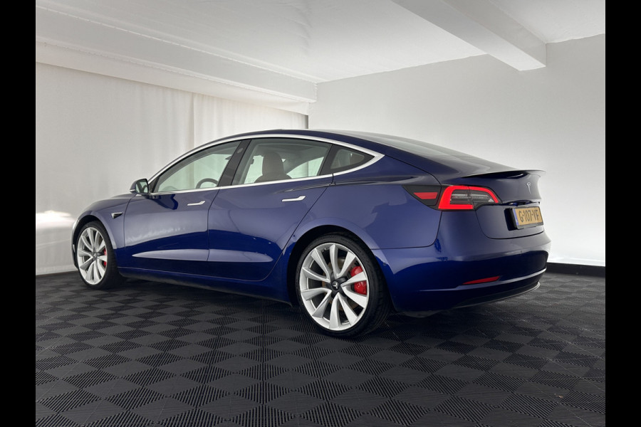 Tesla Model 3 Performance AWD 75 kWh [ 3-Fase ] (INCL-BTW) Aut. *PANO | AUTO-PILOT | NAPPA-LEATHER | KEYLESS | FULL-LED | MEMORY-PACK | SURROUND-VIEW | DAB | APP-CONNECT | DIGI-COCKPIT | LANE-ASSIST | COMFORT-SEATS | 19"ALU*