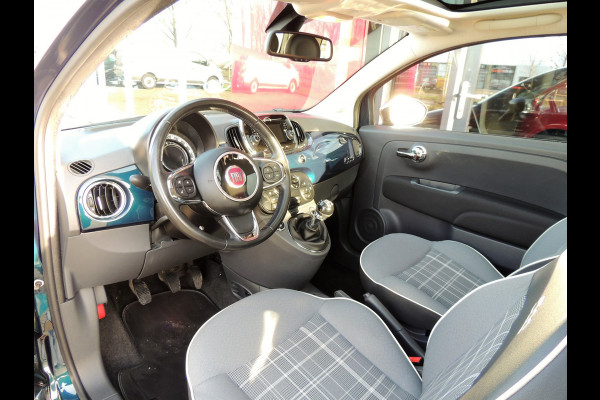 Fiat 500 TwinAir Turbo Lounge | 16"velgen | Climate control | Parkeersensoren | Navigatie