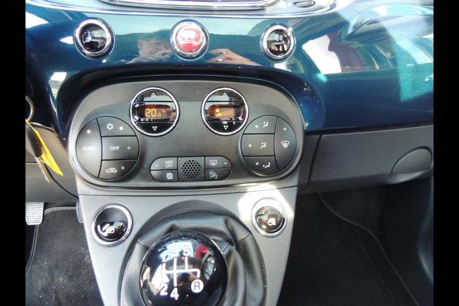 Fiat 500 TwinAir Turbo Lounge | 16"velgen | Climate control | Parkeersensoren | Navigatie