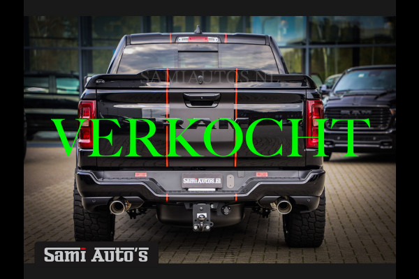 Dodge Ram 2025 LARAMIE NIGHT PREMIUM | BOM VOL + 14.4 INCH SCHERM BOM VOL | LUCHTVERING | HUD | HURRICAN 420PK 636 Nm TWIN TURBO | PRIJS M DUBBELE CABINE | PICK UP | 5 PERSOONS | DC | GRIJSKENTEKEN | VOORRAAD NR 2219 - 4971