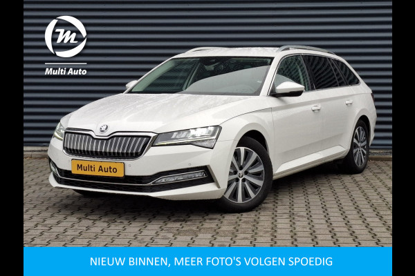 Škoda Superb Combi 1.4 TSI iV Business Edition Plug in Hybrid PHEV | Navigatie | Crystal LED | Apple Carplay | Stoelverwarming | Cruise Control | Climate Control | DAB |