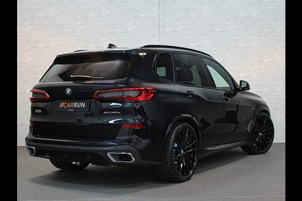 BMW X5 45e M-Sport | 360 View | Panorama | ACC | Head-Up | Comfortstoelen | Keyless-Go | Memory | Stuurwiel verwarmd | Luchtvering | Sfeerverlichting | Standkachel | LED | Carplay | Draadloos Laden |