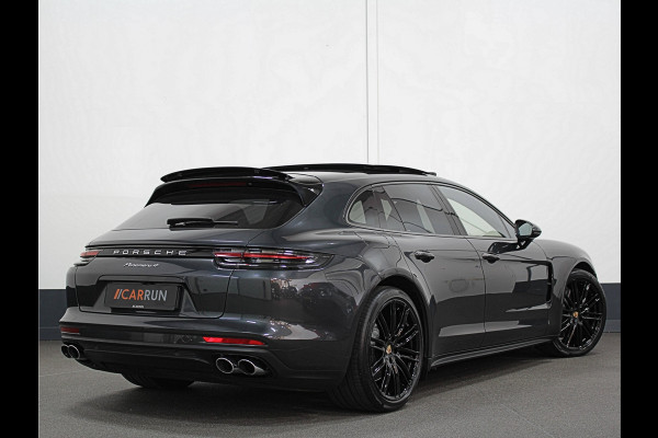 Porsche Panamera Sport Turismo 3.0 4 | Panorama | Massage | ACC | Stoelventilatie | Sport-Chrono | Keyless-Go | PDLS+ | Leder | Sfeerverlichting | BOSE | 21'' | Memory | Comfortstoelen | Dodehoek | Lane Assist |