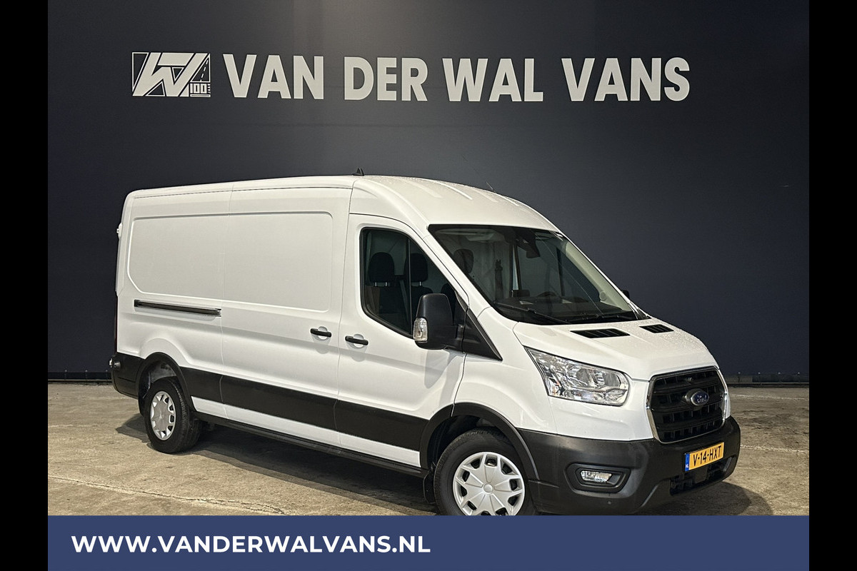 Ford Transit 2.0 TDCI 131pk L3H2 Euro6 Airco | Navigatie | Camera | Cruisecontrol Apple Carplay, Android Auto, Stoelverwarming, verwarmde voorruit, Parkeersensoren, Bijrijdersbank