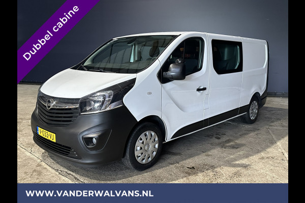 Opel Vivaro 1.6 CDTI 126pk L2H1 Dubbele Cabine Euro6 Airco | Navigatie | LED | Camera Cruisecontrol, Trekhaak, Parkeersensoren, 5-Zits