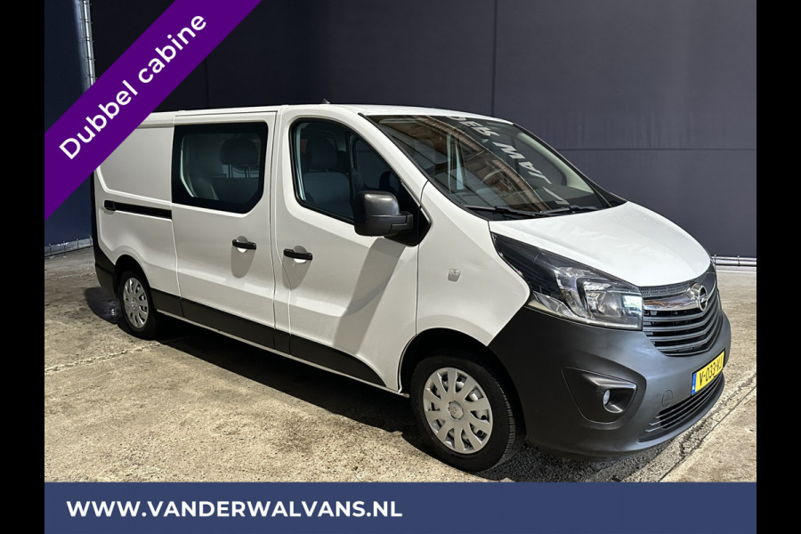 Opel Vivaro 1.6 CDTI 126pk L2H1 Dubbele Cabine Euro6 Airco | Navigatie | LED | Camera Cruisecontrol, Trekhaak, Parkeersensoren, 5-Zits