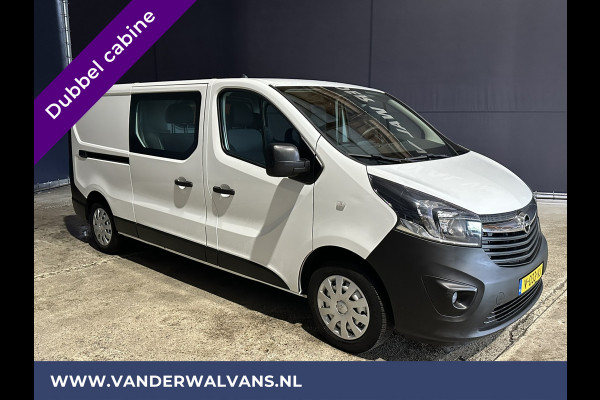 Opel Vivaro 1.6 CDTI 126pk L2H1 Dubbele Cabine Euro6 Airco | Navigatie | LED | Camera Cruisecontrol, Trekhaak, Parkeersensoren, 5-Zits