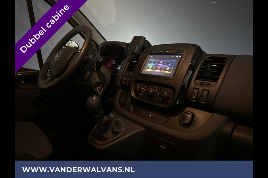 Opel Vivaro 1.6 CDTI 126pk L2H1 Dubbele Cabine Euro6 Airco | Navigatie | LED | Camera Cruisecontrol, Trekhaak, Parkeersensoren, 5-Zits